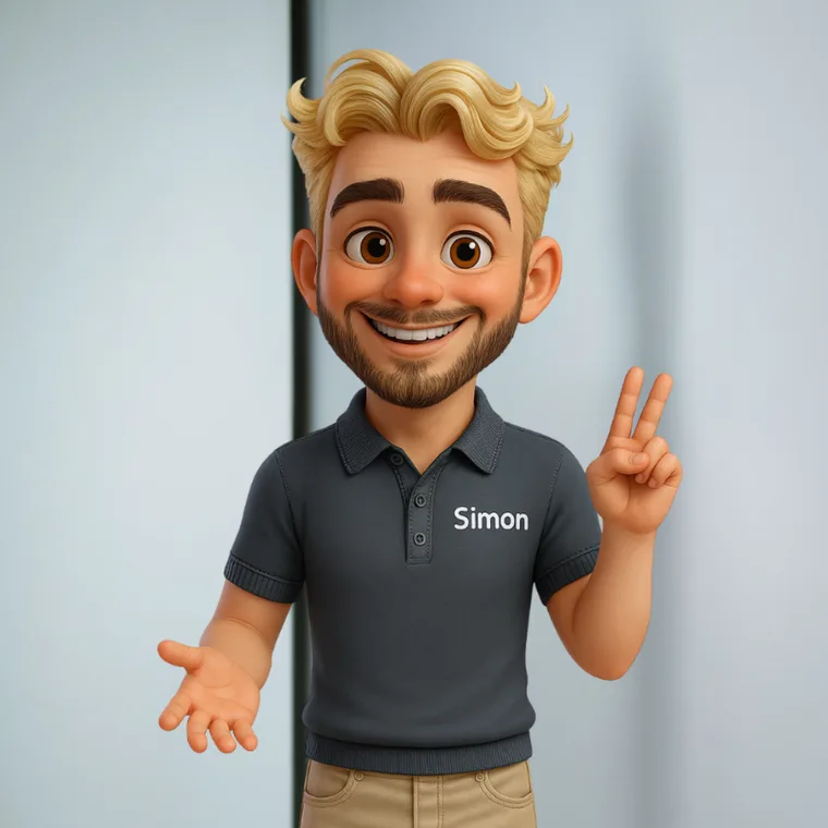Simon, Copywriter – AI-Mitarbeiter von scoreprise.AI